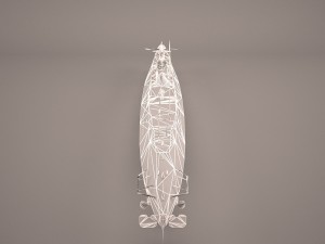 u-boat type viic 3D मॉडल