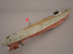 u-boat type viic 3D Model