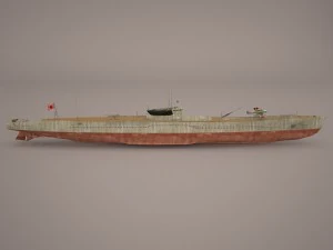 u-boat type viic 3D Model