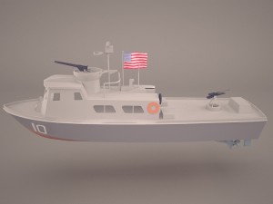 us coast guard rb-m 3Dモデル