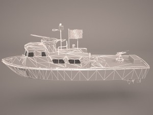 us coast guard rb-m 3Dモデル