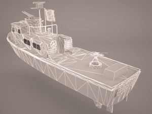 us coast guard rb-m 3Dモデル