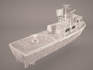 us coast guard rb-m 3Dモデル