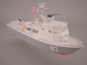 us coast guard rb-m 3Dモデル