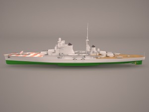 kirov battlecruiser 3Dモデル