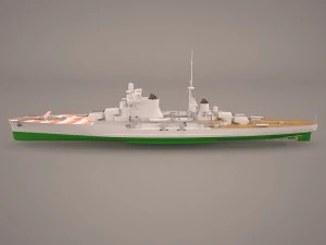 kirov battlecruiser 3D Model