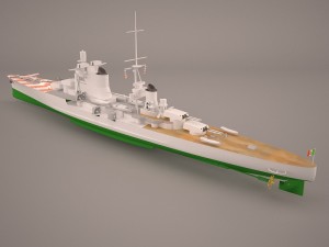 kirov battlecruiser 3Dモデル