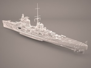 kirov battlecruiser 3Dモデル