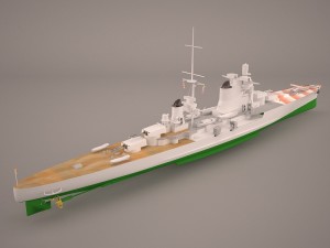 kirov battlecruiser 3Dモデル