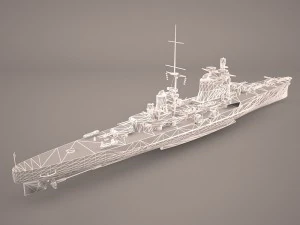 kirov battlecruiser 3D Model