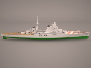 kirov battlecruiser 3Dモデル