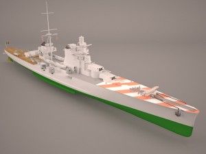 kirov battlecruiser 3Dモデル