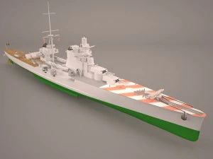 kirov battlecruiser 3D Model