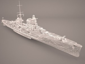 kirov battlecruiser 3Dモデル