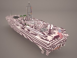 iver huitfeldt frigate lod 1 3D Модель