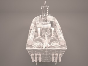 iver huitfeldt frigate lod 1 3D Модель