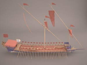 greek ancient boat 3Dモデル