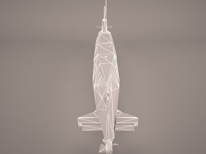 uss dallas ssn 700 with dry deck shelter 1 3D Model