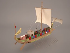 roman ship 3D Model
