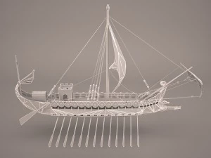 roman ship 3D Model