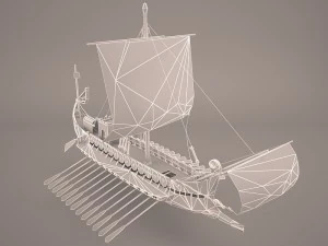roman ship 3D Model