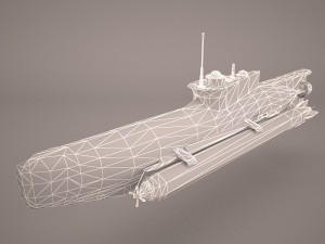 u-boat seehund Modelo 3D