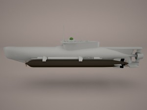 u-boat seehund Modelo 3D
