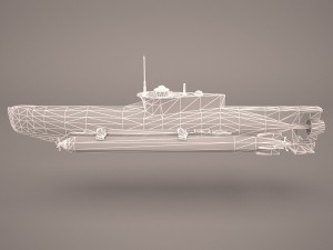 u-boat seehund Modelo 3D