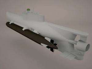 u-boat seehund 3D Model