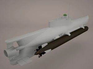 u-boat seehund 3D Model