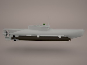 u-boat seehund Modelo 3D