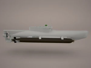u-boat seehund 3D Model