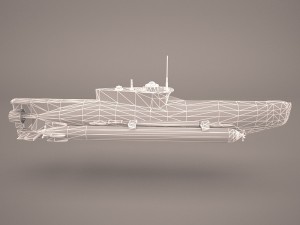 u-boat seehund Modelo 3D