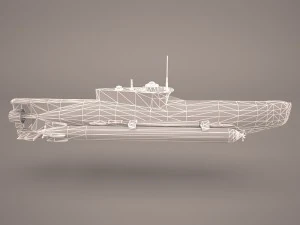 u-boat seehund 3D Model