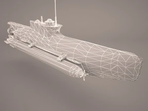 u-boat seehund 3D Model