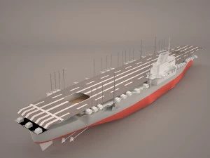 portador de shokaku Modelo 3D