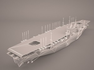 shokaku carrier 3D 模型