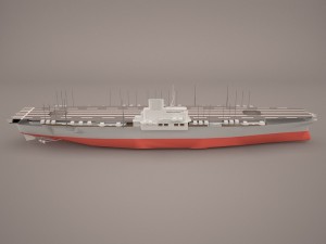 shokaku carrier 3D 模型