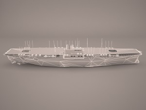 shokaku carrier 3D 模型