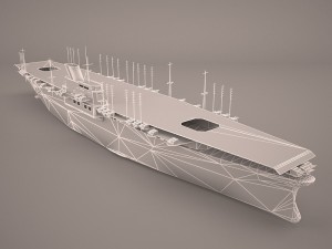 shokaku carrier 3D 模型