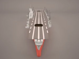 shokaku carrier 3D Model