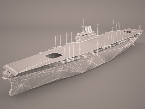 shokaku carrier 3D 模型