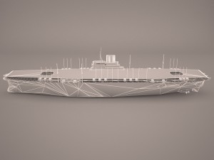 shokaku carrier 3D 模型