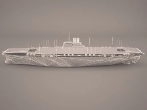 shokaku carrier 3D Model