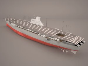 shokaku carrier 3D Model