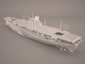 shokaku carrier 3D Model