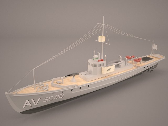 aviso comet imperial german navy 3D Модель .c4d .max .obj .3ds .fbx .stl .blend