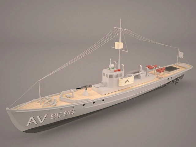 aviso comet imperial german navy 3D Model .c4d .max .obj .3ds .fbx .stl .blend