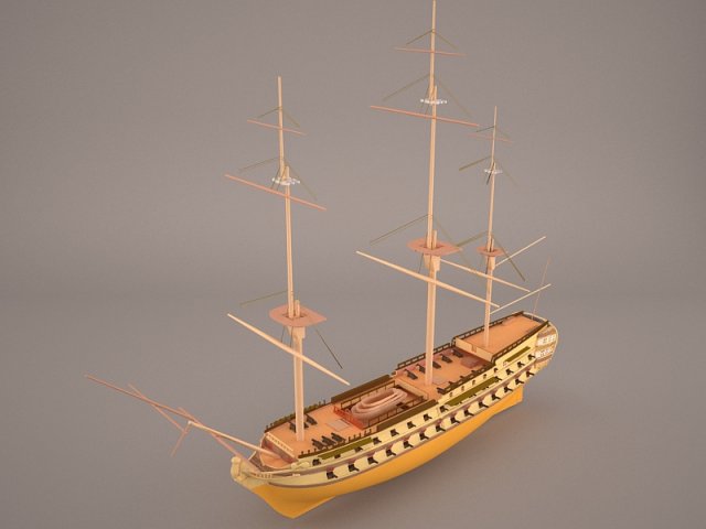 ship boat 3Dモデル .c4d .max .obj .3ds .fbx .stl .blend 