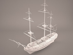 ship boat 3Dモデル